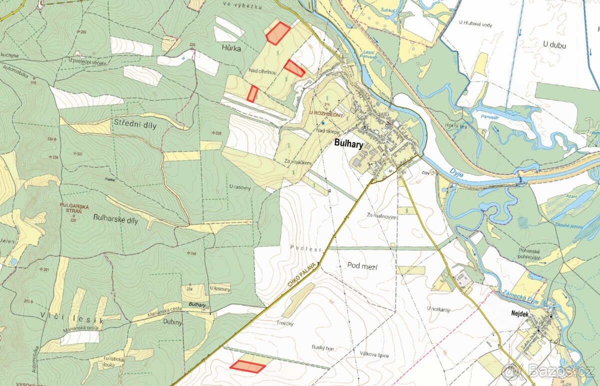 Sady, vinice, prodej, Bulhary, Břeclav - 3