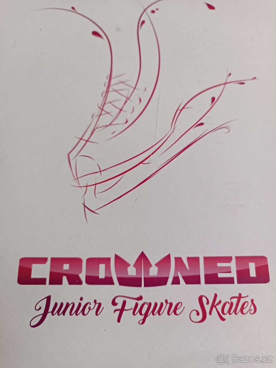 Dívčí lední brusle Crowned, vel. 33 - 3