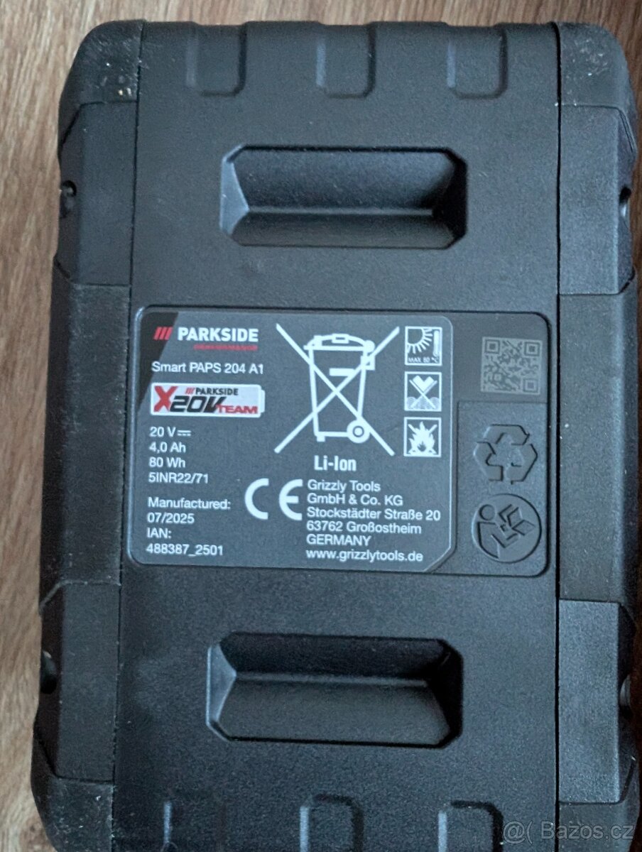 SADA parkside PERFORMANCE Aku vrtačka, baterie 4Ah, nabíječk - 3