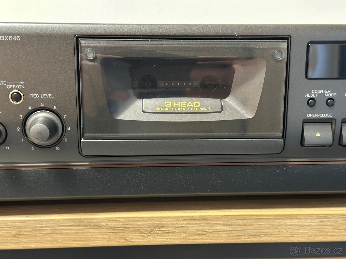 TECHNICS RS-BX646 VÝBORNÝ 3 HEAD STEREO TAPE DECK - 3