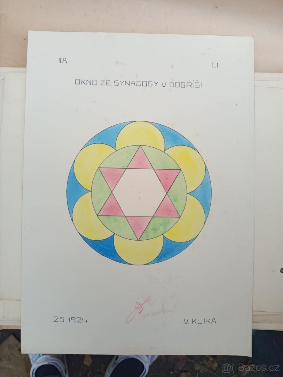 Prvorepublikové výkresy Státní reálka v Příbrami -kolem rko5 - 3