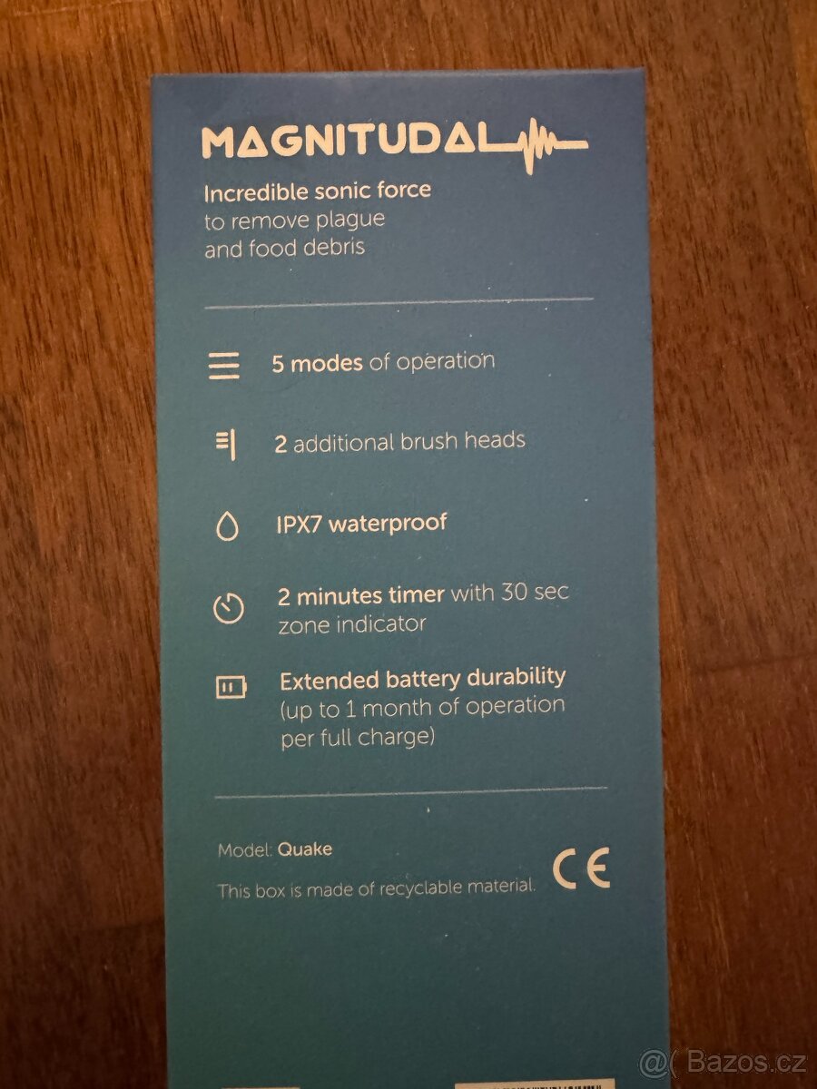 Sonický kartáček Magnitudal Quake - 3