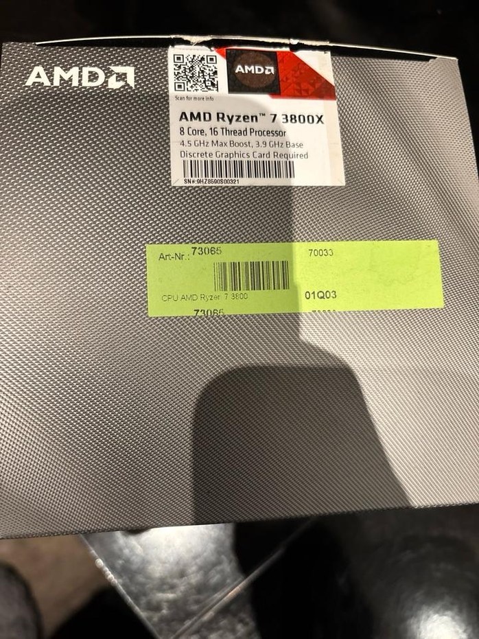 AMD Ryzen 7 3800X - 3