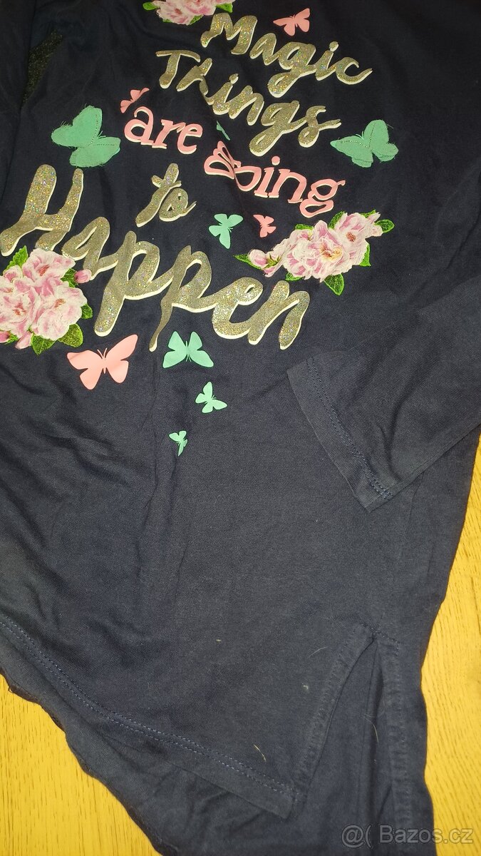 3x dívčí tričko vel 152/158 - 3