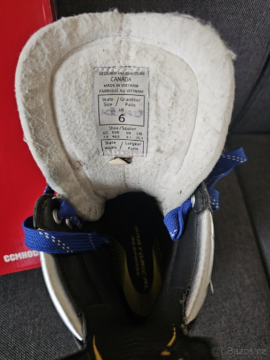 HOKEJOVÉ BRUSLE CCM vel.40,5-6,5 - 3