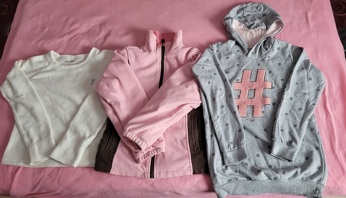 Dívčí mikina vel. 134-140 - 3