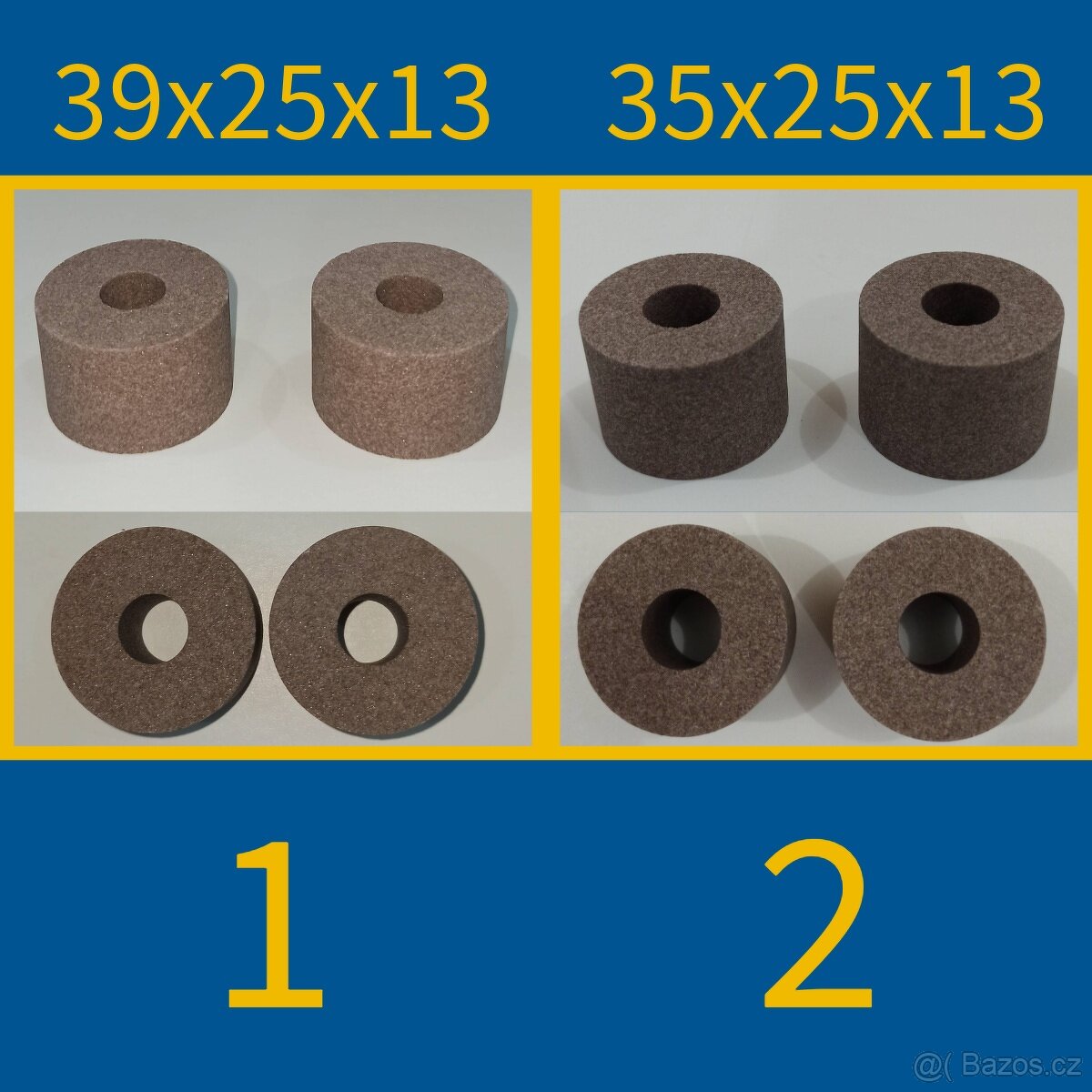 Brusná tělíska/kotouče - 3