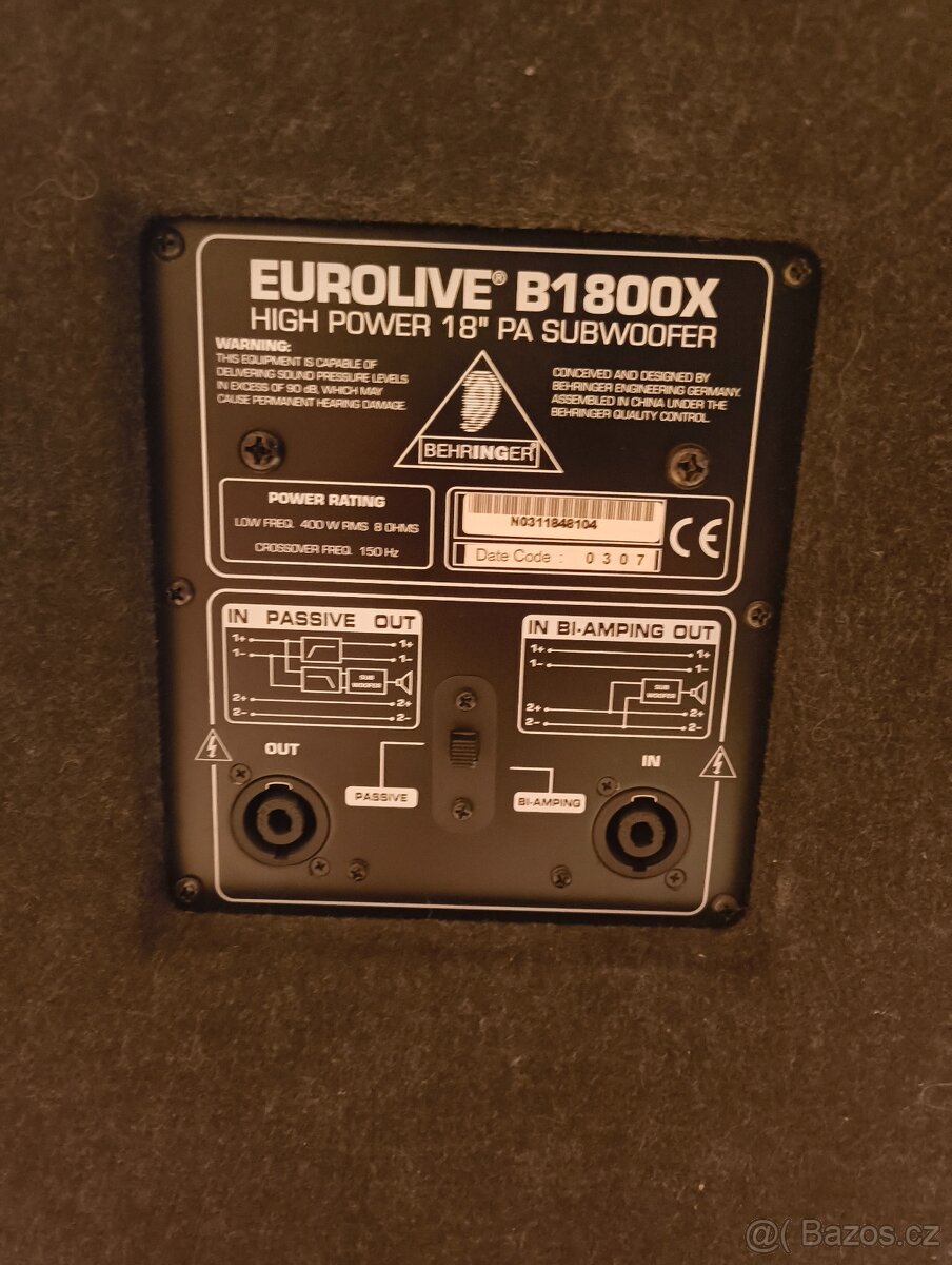Behringer Eurolive B1800X - 3