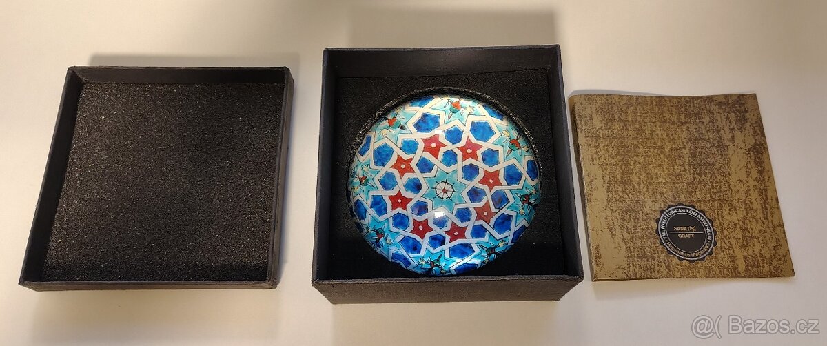 Těžítko s motivy tradičních Kütahya dlaždic + dárkové balení - 3