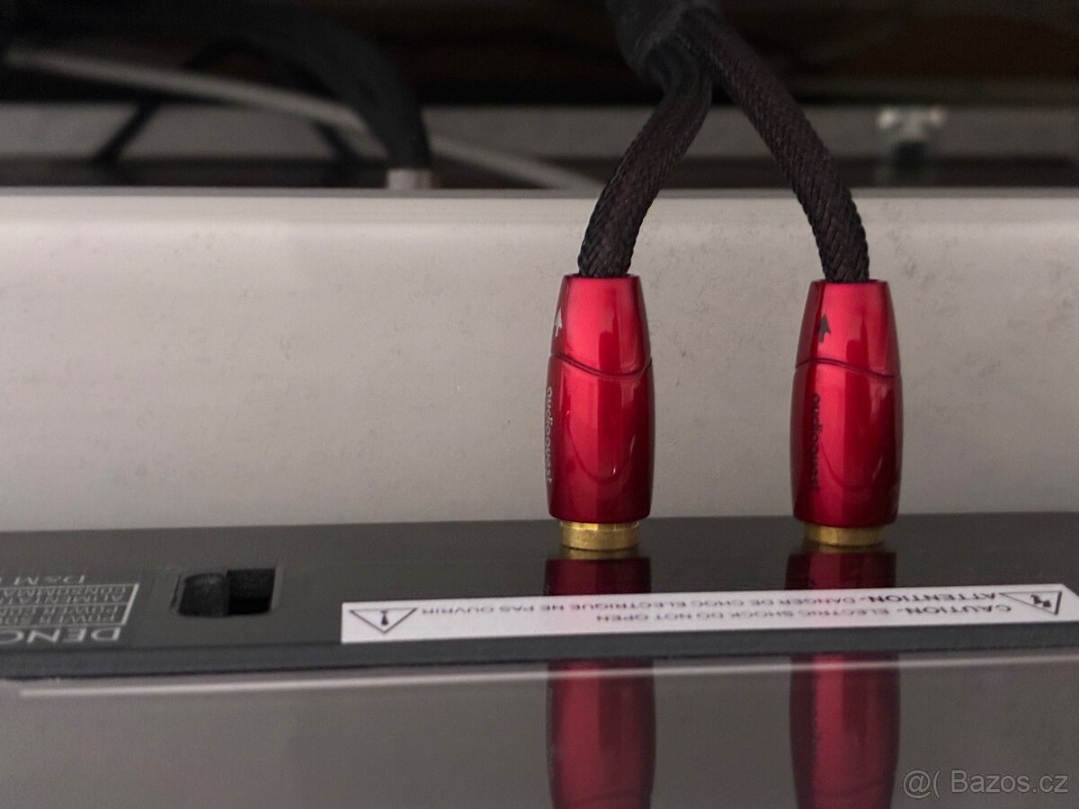 Denon DP-300F modifikace výstupu chinch + Audio Technika - 3