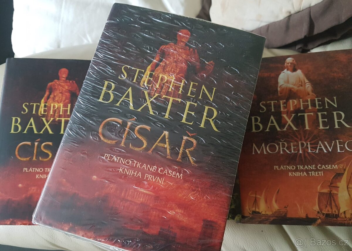 3 knihy Stephena Baxtera - Plátno tkané časem. - 3