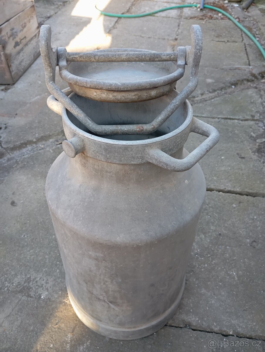 Hliníková konev na mléko - 3