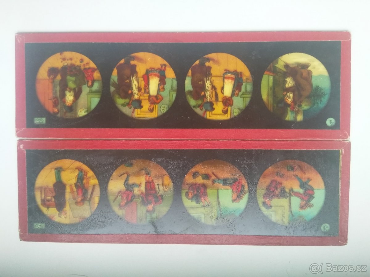 Sklíčka do magické lucerny staré (historické) - 3