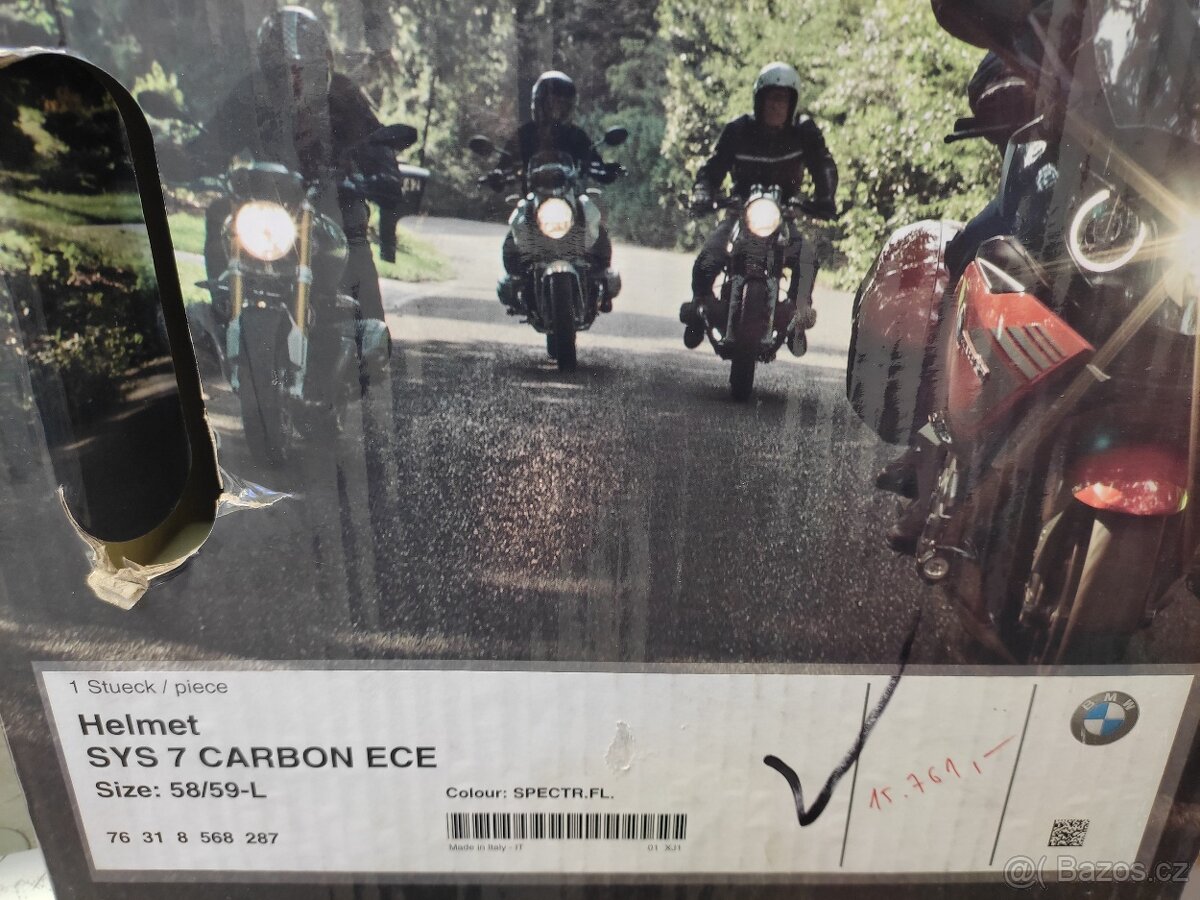 Přilba BMW 7 karbon Spektrum (vel. 58/59 ECE) - 3