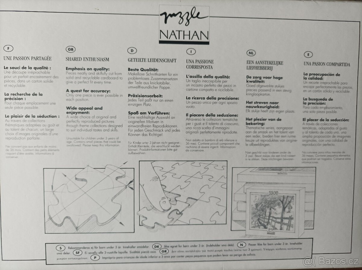 Nathan puzzle z roku 1996 - 3