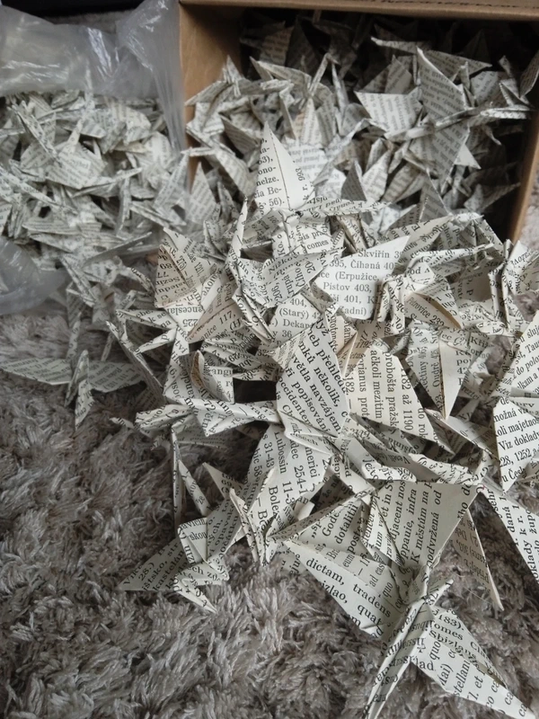 626 origami jeřáb - 3