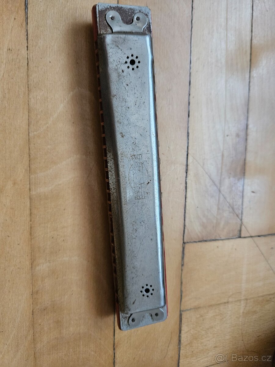 Stará foukací harmonika - 3