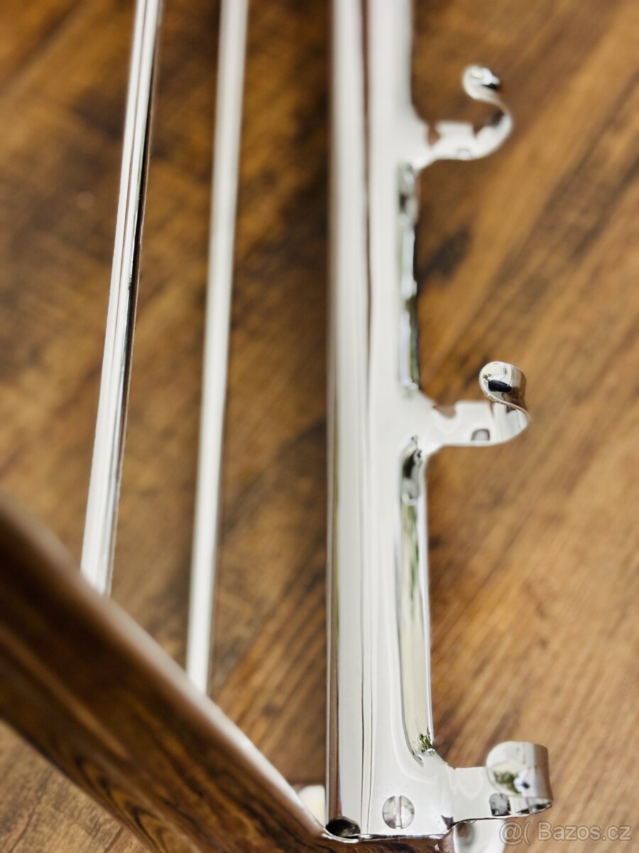 Retro chromovaný věšák-nový chrom - 3