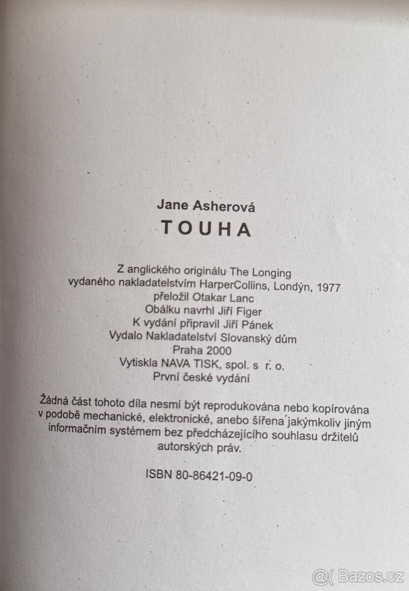 Touha (Jane Asherová) - 3