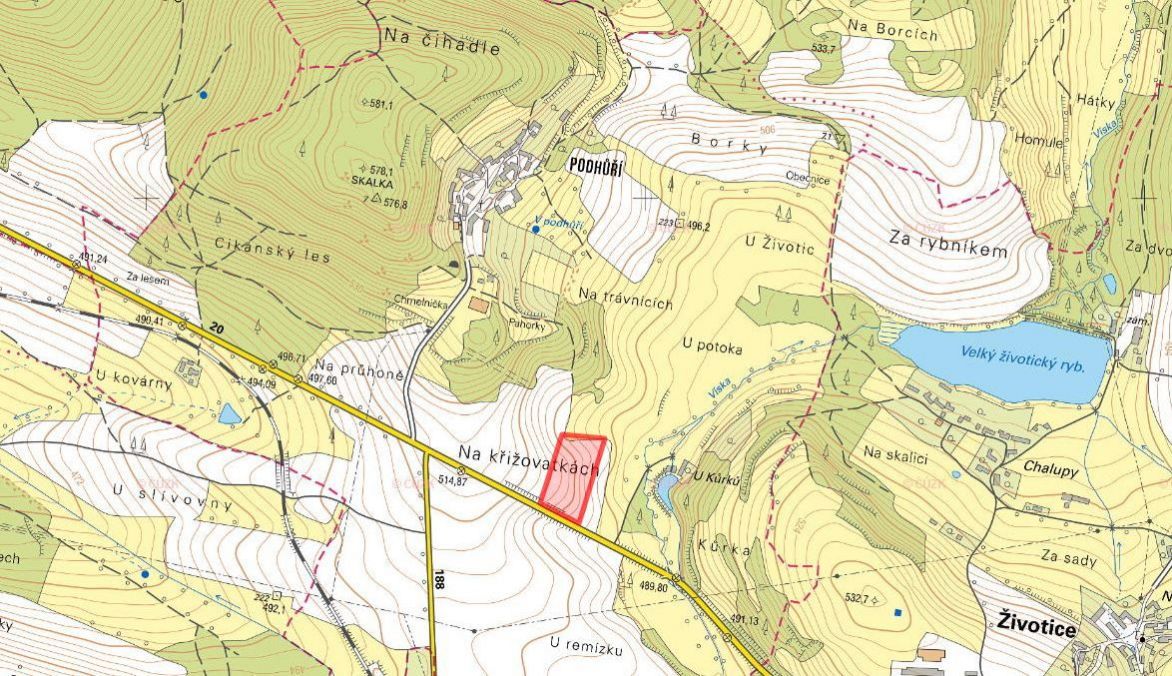 Zemědělská půda, prodej, Podhůří, Kasejovice, Plzeň jih - 3