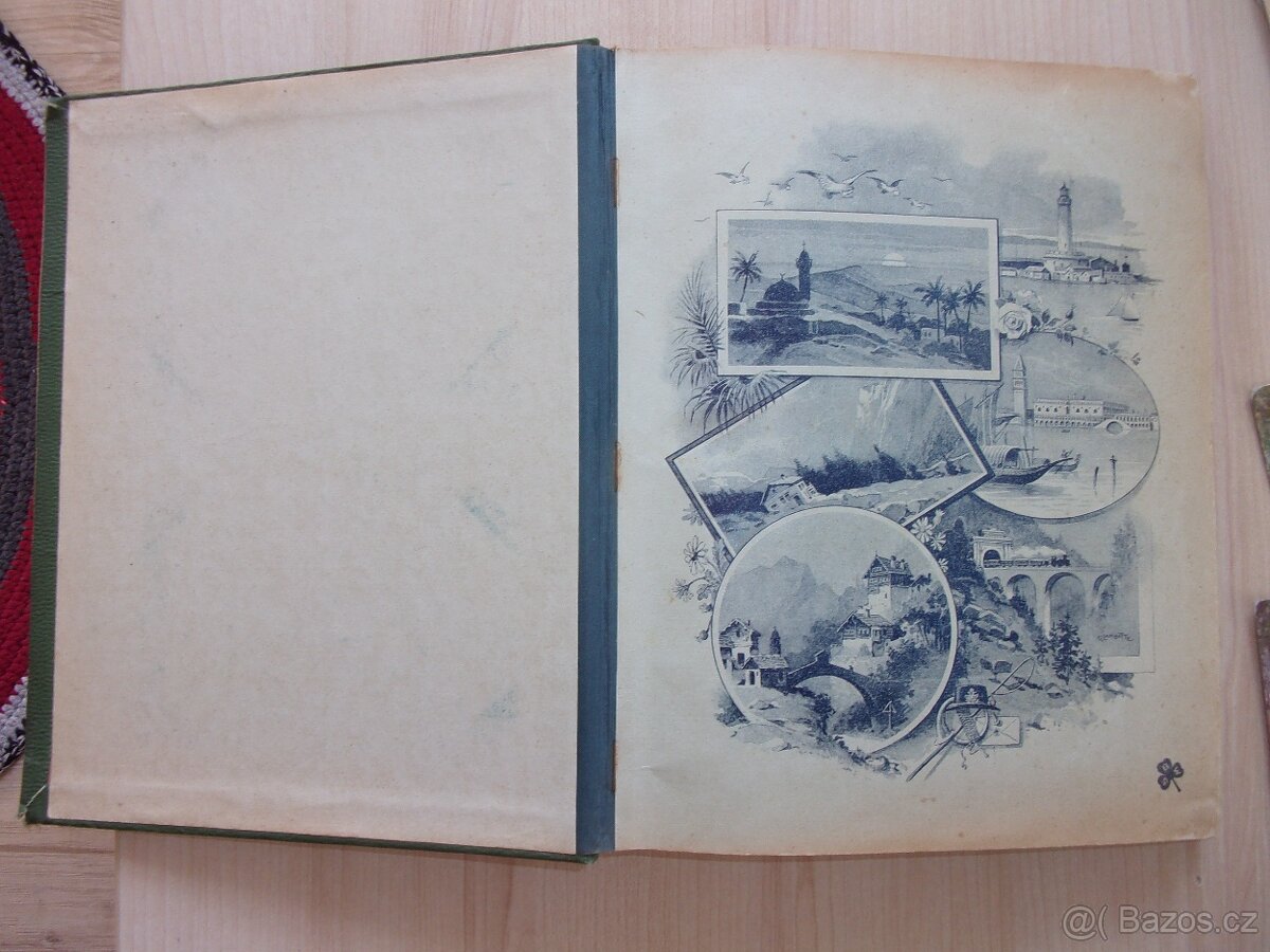 STARÉ ALBUM, ZÁSOBNÍK + POHLEDNICE, DOPISNICE... - 3