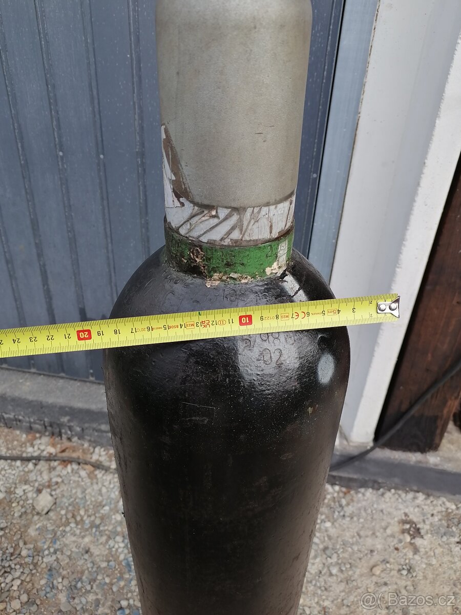 Velká lahev CO naplněná, novy ventil - 3