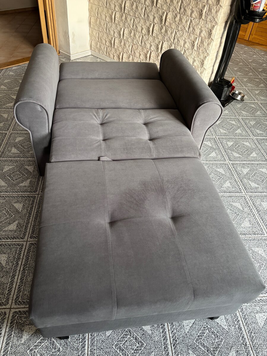 Rozkládací Křeslo Clivia Silver nové - 3