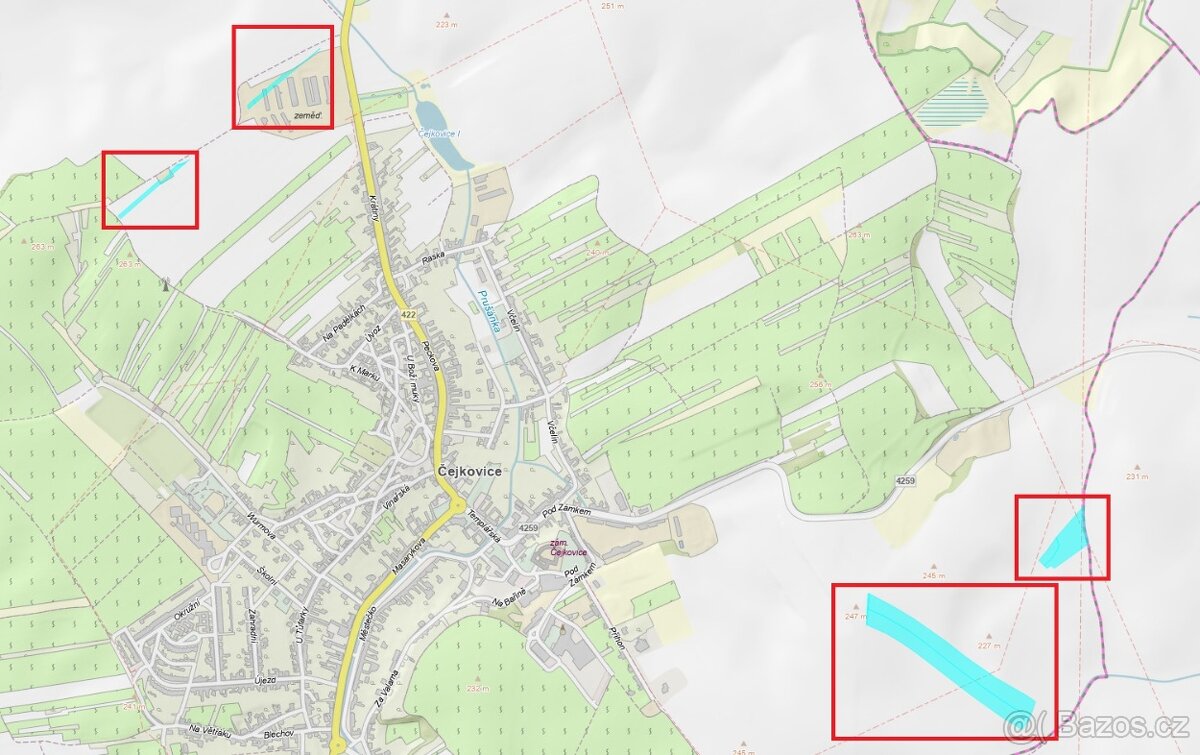 Prodej polí v atraktivní zemědělské oblasti – 4,6 ha - 3