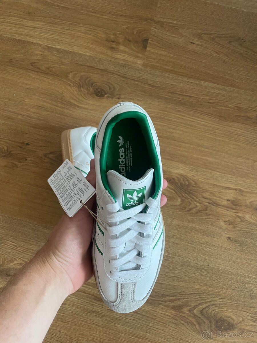 Adidas Samba Crystal White Green velikost 36 - 3