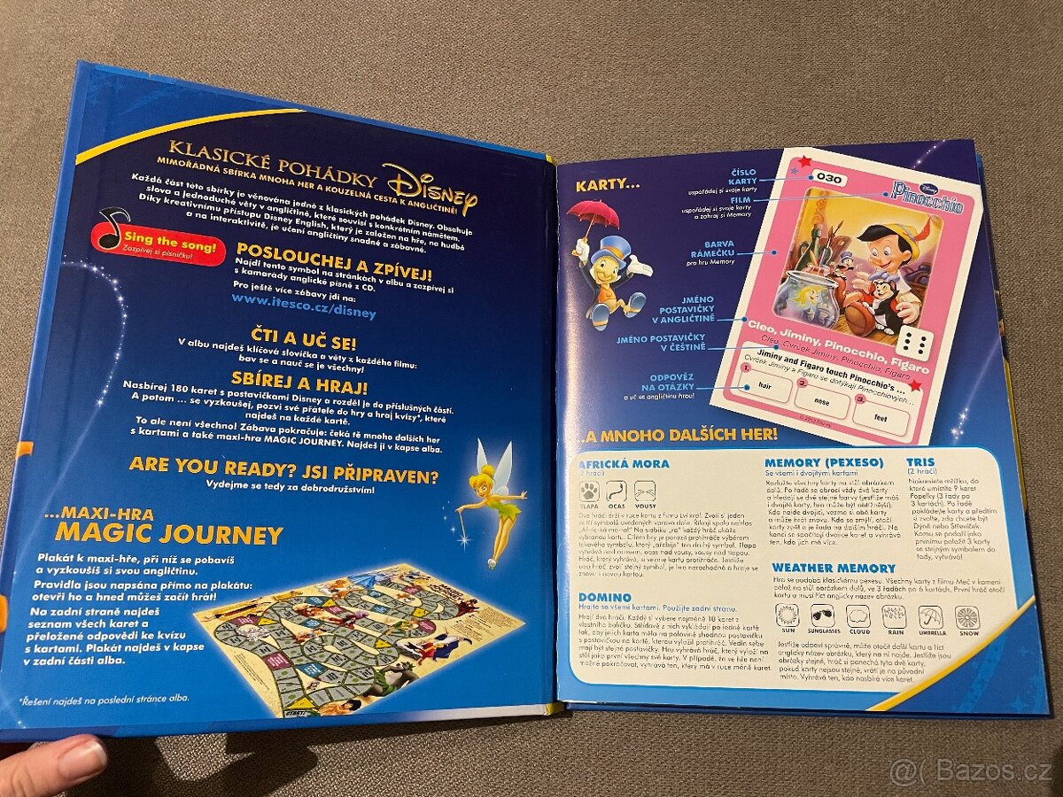 Dvojjazyčná kniha s kartičkami a deskovkou - 3