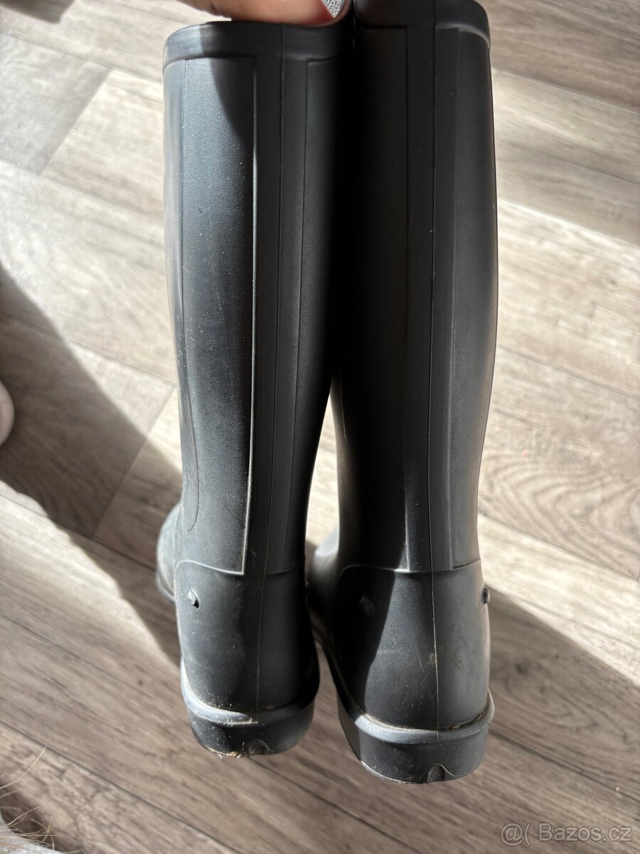 Jezdecké vysoké boty s teplými návleky - 3