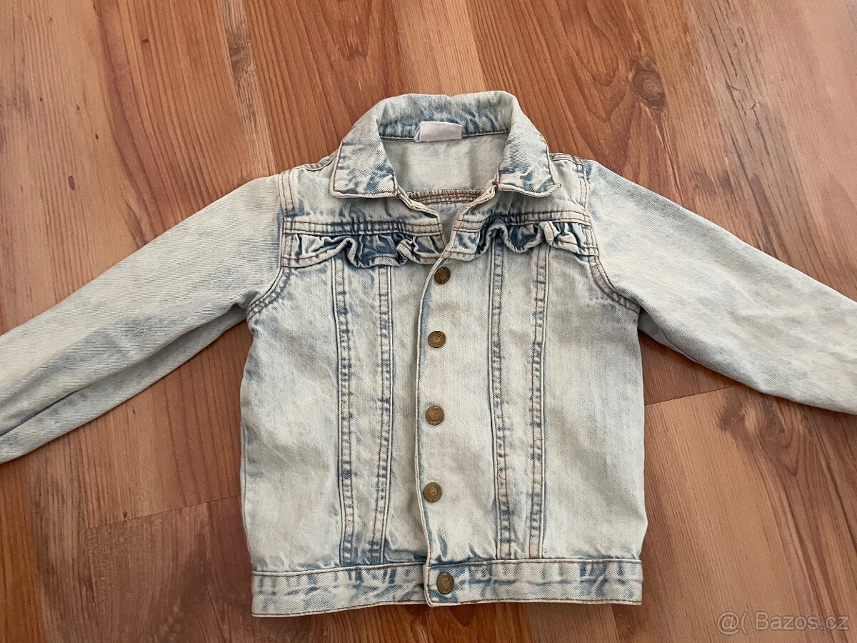 Dívčí džínová bundička ve vel. 98 - 3