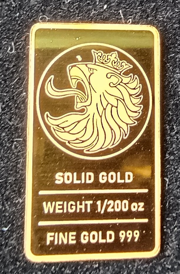 Zlatá cihlička 999/1000 Masaryk - 3