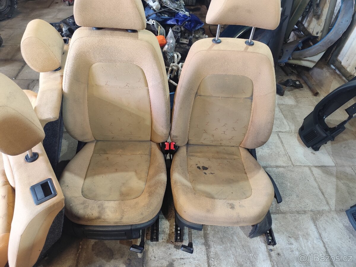 Sedačky béžové elegance - Škoda Fabia I - 3