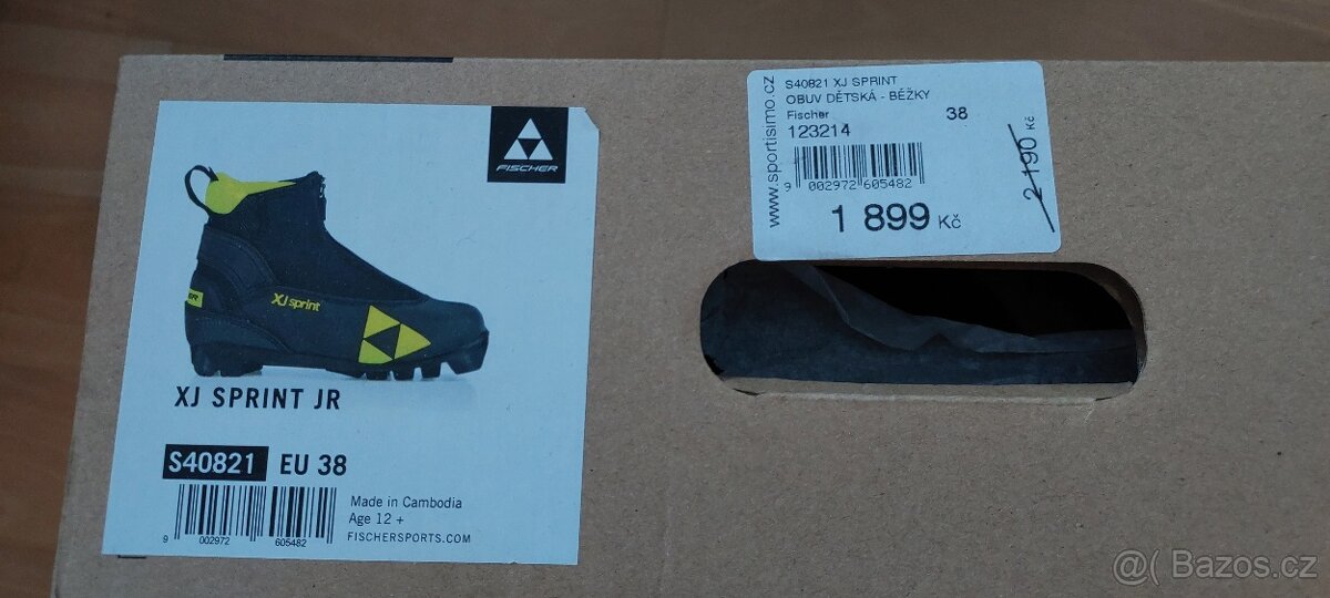 boty na běžky Fischer XJ sprint - NNN, vel.38 - 3