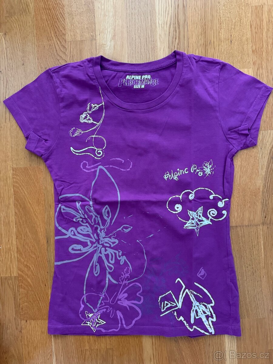 Triko dámské fialové Alpine Pro, vel. 38 - 3
