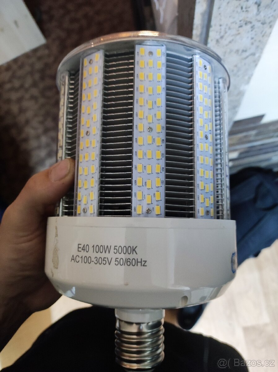 Výprodej LeD žárovka závit E40 100,80,60,40W 5K - 3