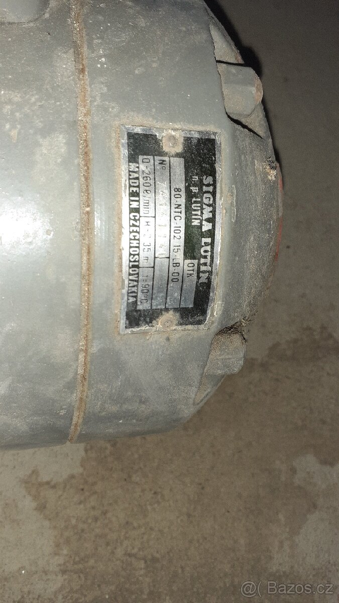 Přírubové čerpadlo Sigma Lutín. - 3