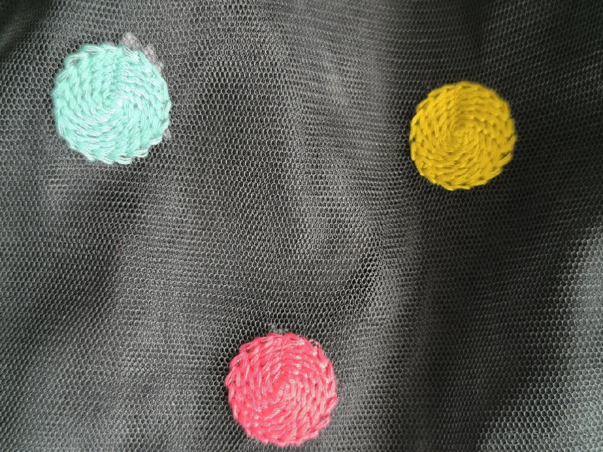 Sukně s puntíky vel . 152 - 3