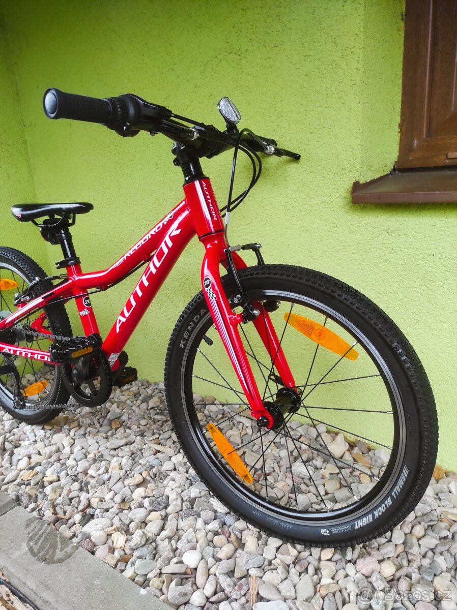 Značkové dětské kolo Author Record 20" (červená) - 3