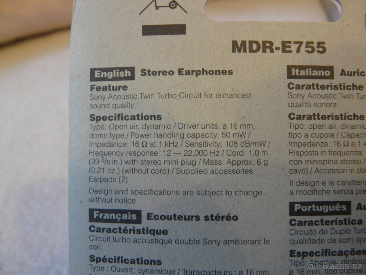 Sony MDR-E755 - 3