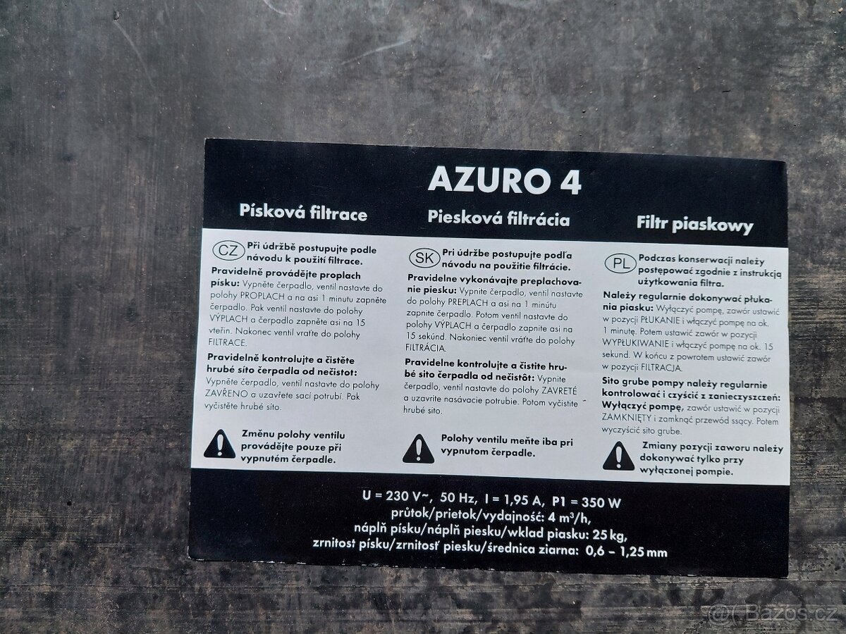 Písková filtrace - 3