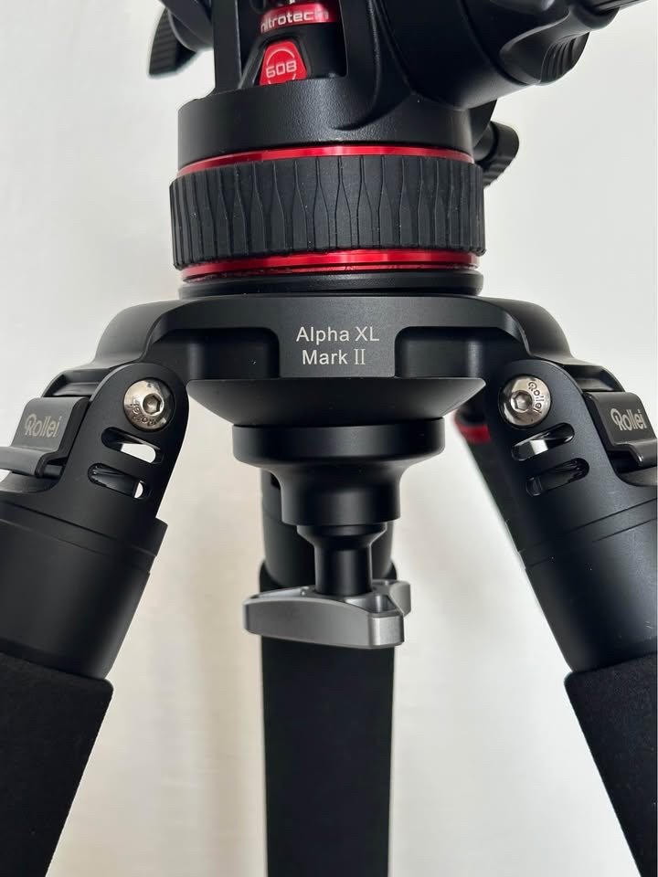 Video stativ Rollei Rock Solid Alpha II XL + Manfrotto 608 - 3