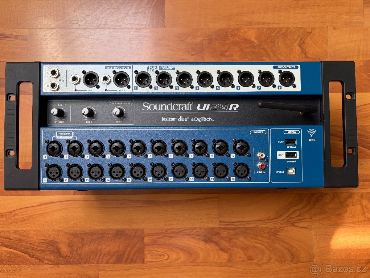 Prodám digitální mix Soundcraft UI24R - 3