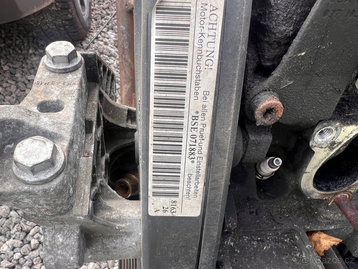 Motor Škoda Octavie 1.6 mpi 75 kw BSE win na foto - 3