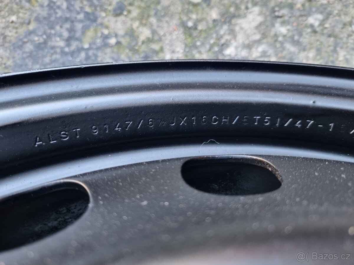 Plechové disky Kia Hyunday 16" 5X114,3 ET51 6,5J - 3