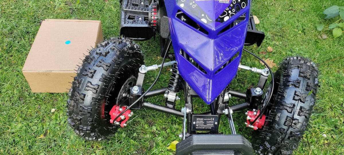 Nová dětská čtyřkolka R E-start modrá