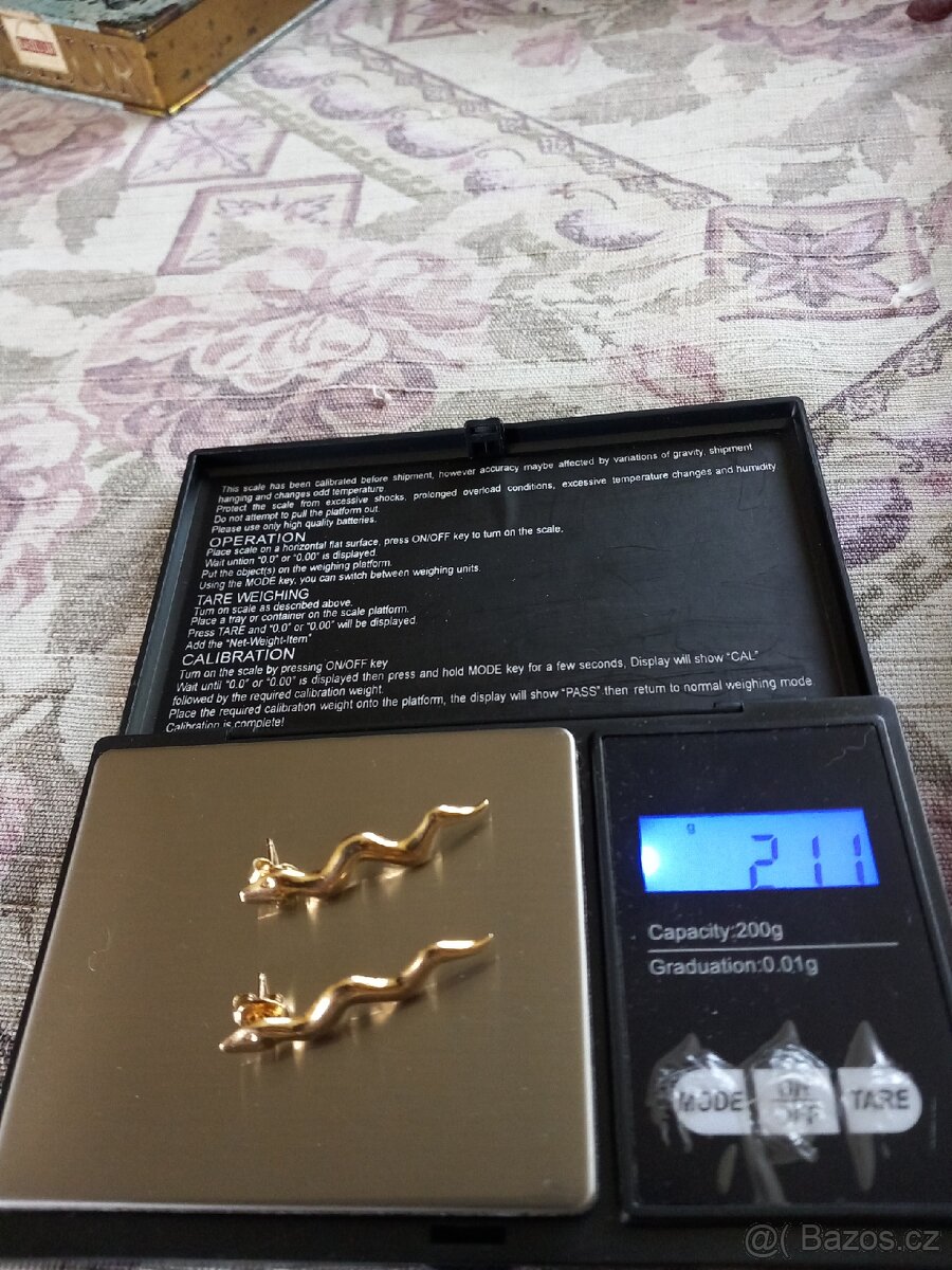 Zlaté náušnice 14k - 3