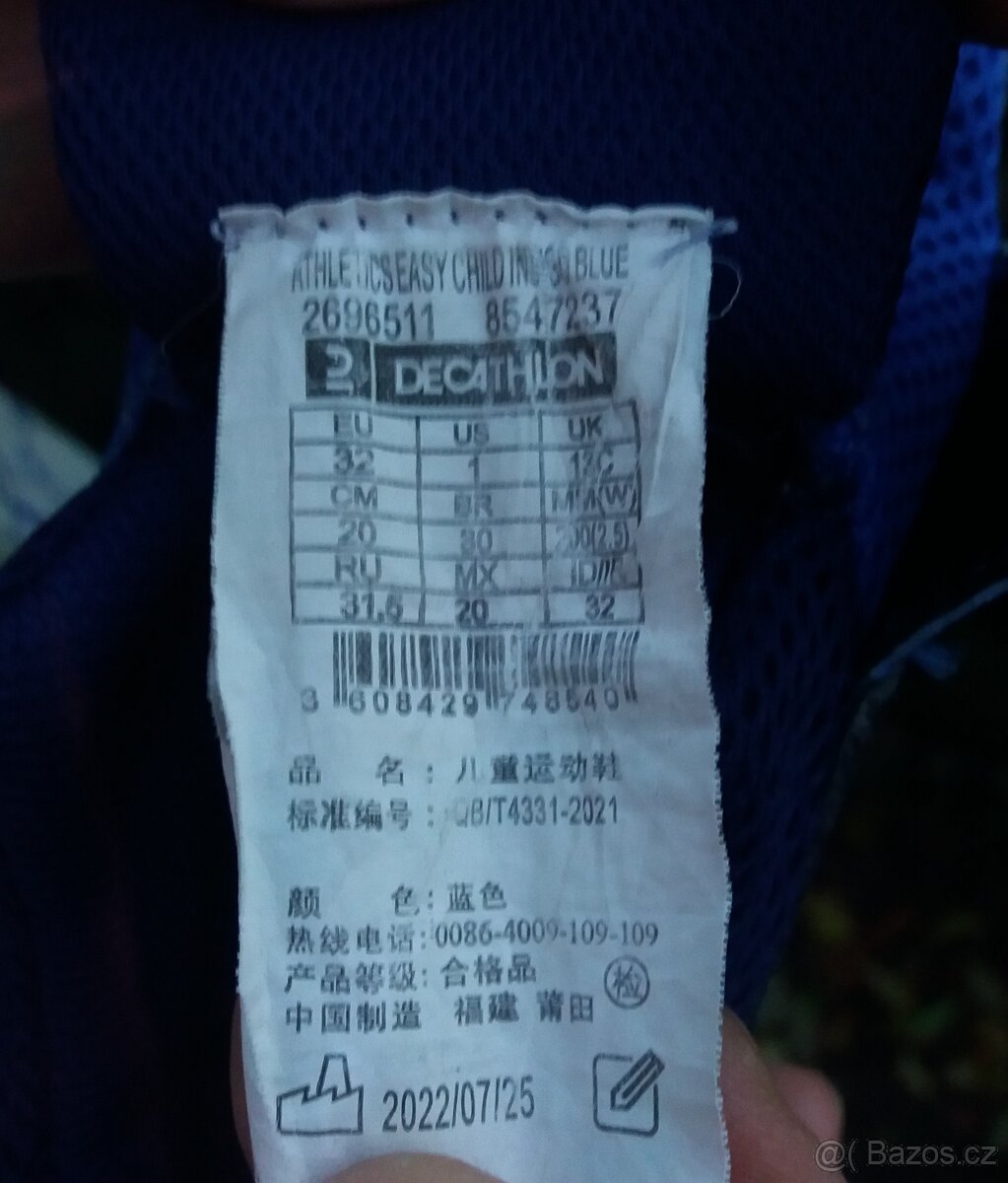 Dětské boty velikost 32 ( Decatlon) - 3