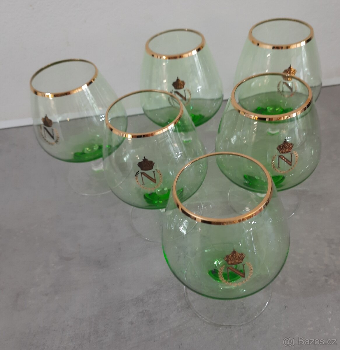 Skleničky " Napoleonky" zelené - 3